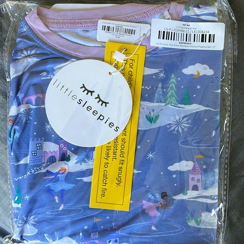 NWT Little Sleepies Ice Princess